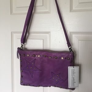 Viola Castellani Milano Leather Crossbody Handbag